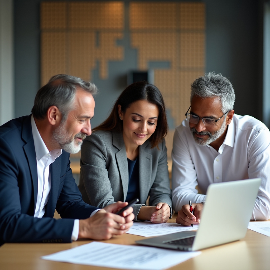 Team dello studio Supremecrion Digital durante una riunione di produzione